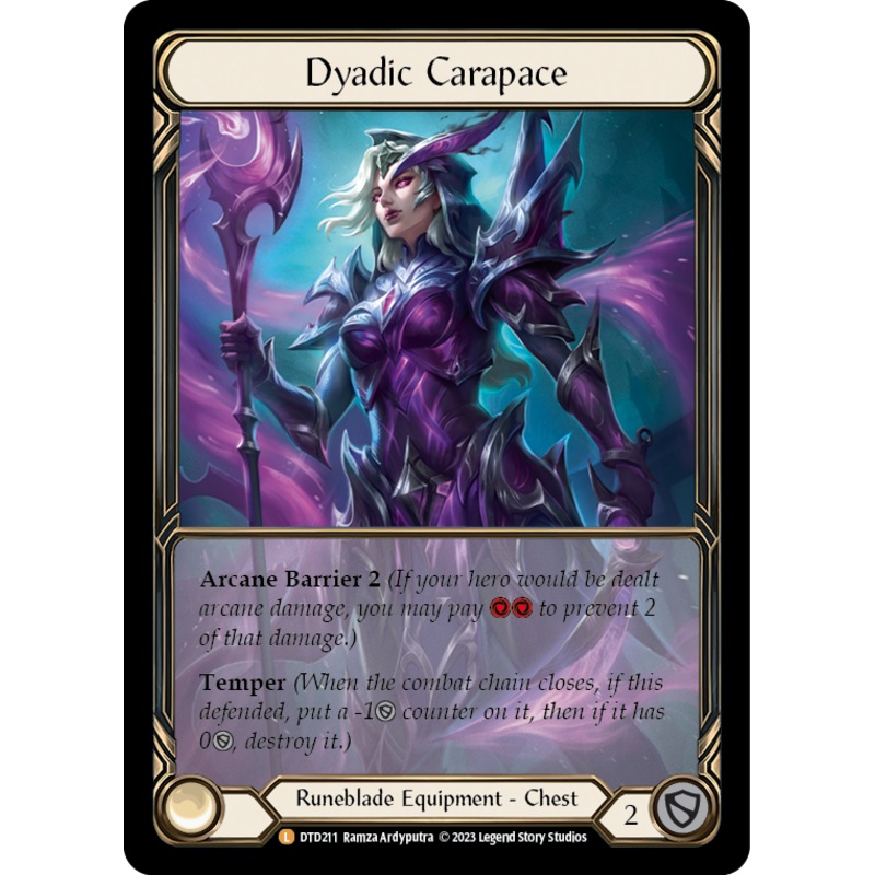 Dyadic Carapace (Extended Art) [DTD211] (Dusk Till Dawn)  Cold Foil