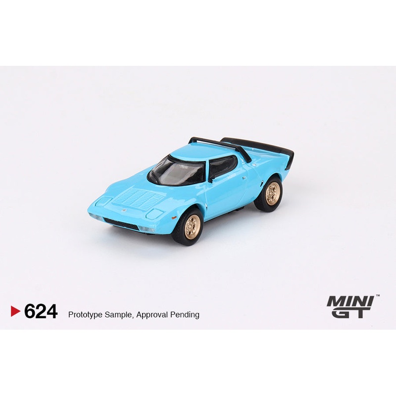 MINI GT #624 1/64 Lancia Stratos HF Stradale Azzuro Chiaro (LHD)