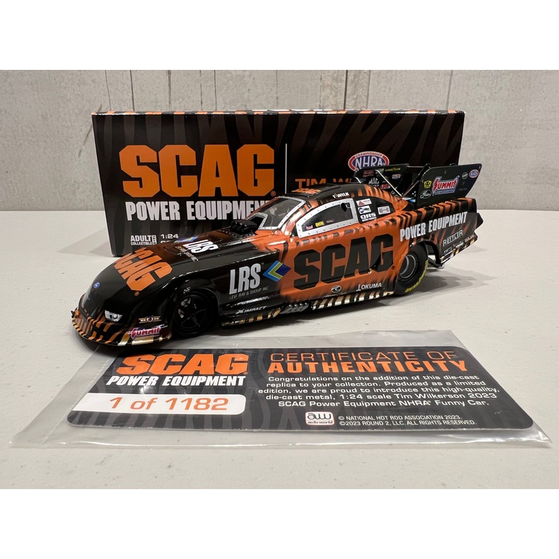Tim Wilkerson 2023 SCAG 1:24 Funny Car NHRA Diecast