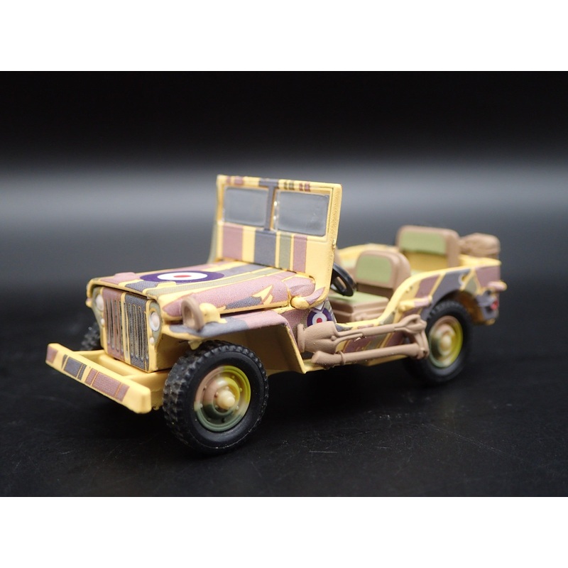 WWII WILLYS MB JEEP BRITISH ARMY SPECIAL AIR SERVICE 1:64 DIECAST MODEL CAR