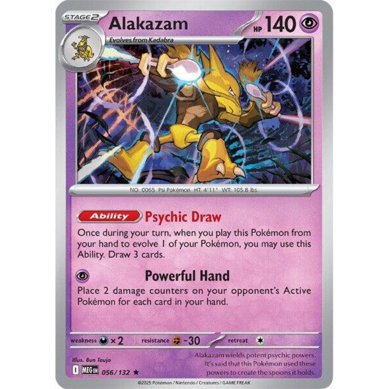 Alakazam (056/132) [Mega Evolutions: Base Set]