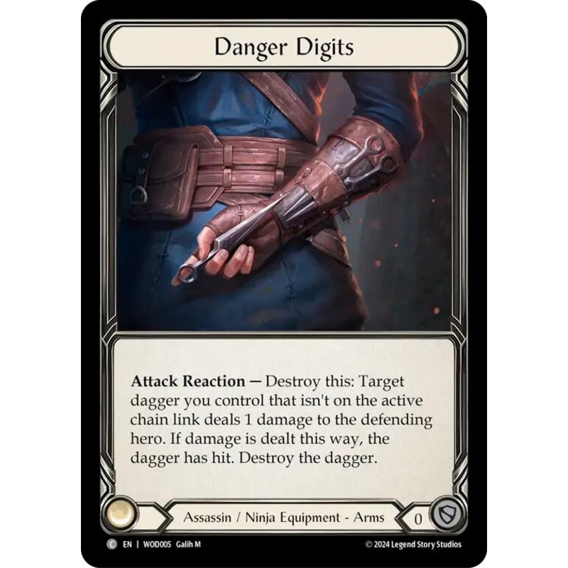 Danger Digits [WOD005] (The Hunted Arakni, Web of Deceit Blitz Deck)