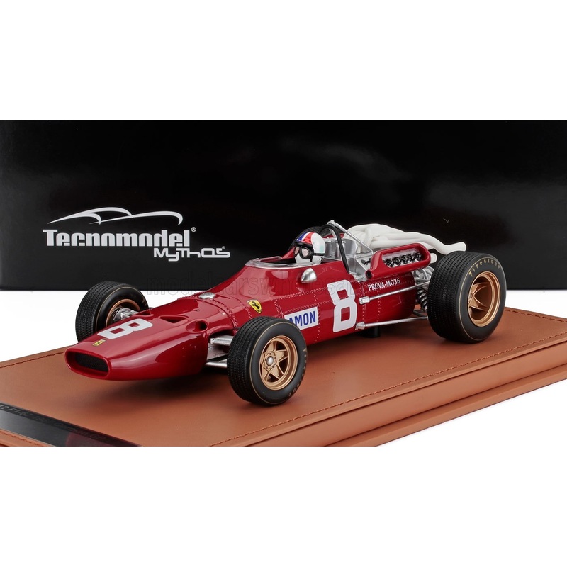 FERRARI – F1 312 F1-67 N 8 GERMAN GP (with pilot figure) 1967 CHRIS AMON – RED