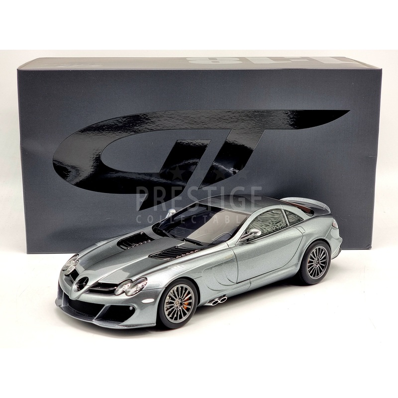 GT Spirit 2010 Mercedes Benz SLR MSO Edition Selenite Grey GT365 1:18 Scale  – New