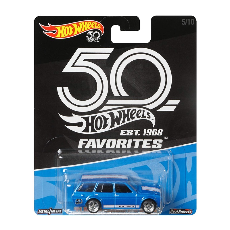 Hot Wheels 50th Anniversary Favorites 71 Datsun Blue Bird 510 Wagon