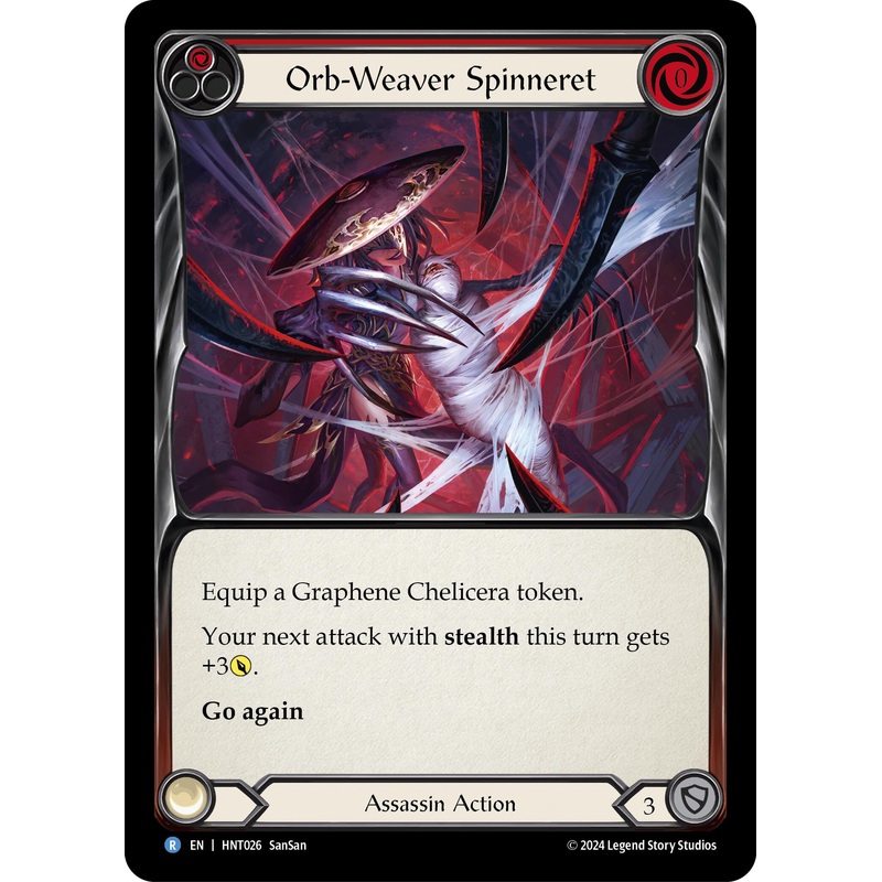 Orb-Weaver Spinneret (Red) [HNT026] (The Hunted)  Rainbow Foil