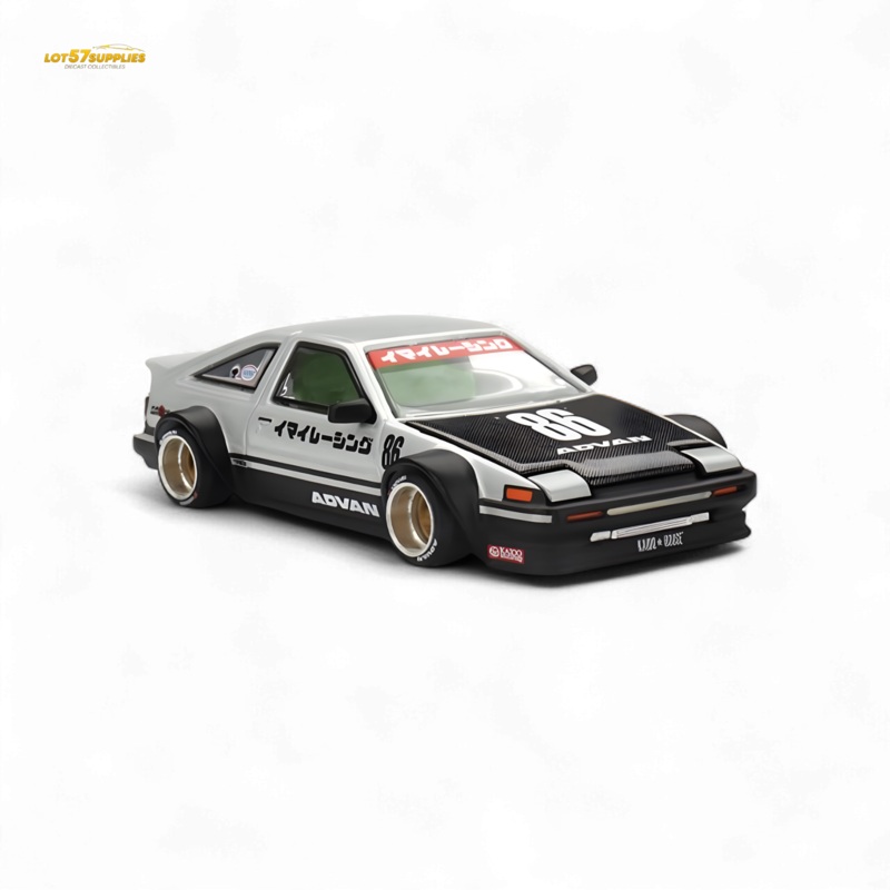 (Pre-Order) KAIDO Toyota AE86 Sprinter Trueno Kaido Street V2 – 1/64