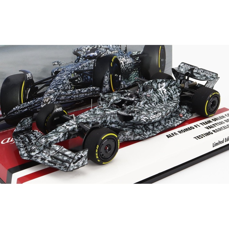 ALFA ROMEO – F1  C42 TEAM ORLEN RACING N 77 TEST BARCELONA 2022 VALTTERI BOTTAS – CAMOUFLAGE