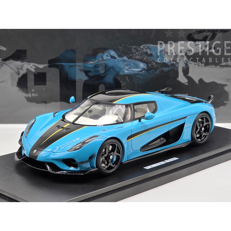 GT Spirit 2018 Koenigsegg Regera Baby Blue GT881 1:18 Scale – New