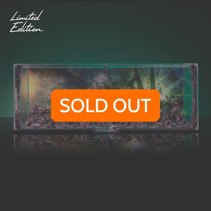 Limited Edition Display Case for Warhammer Age of Sigmar: Skaventide – Skaven Army