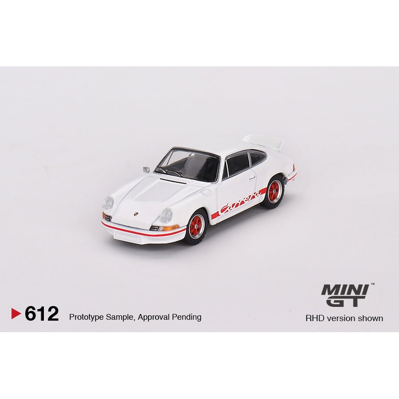 Porsche 911 Carrera RS 2.7 – Grand Prix White / Red – Mini GT – 1:64 Scale Diecast Model