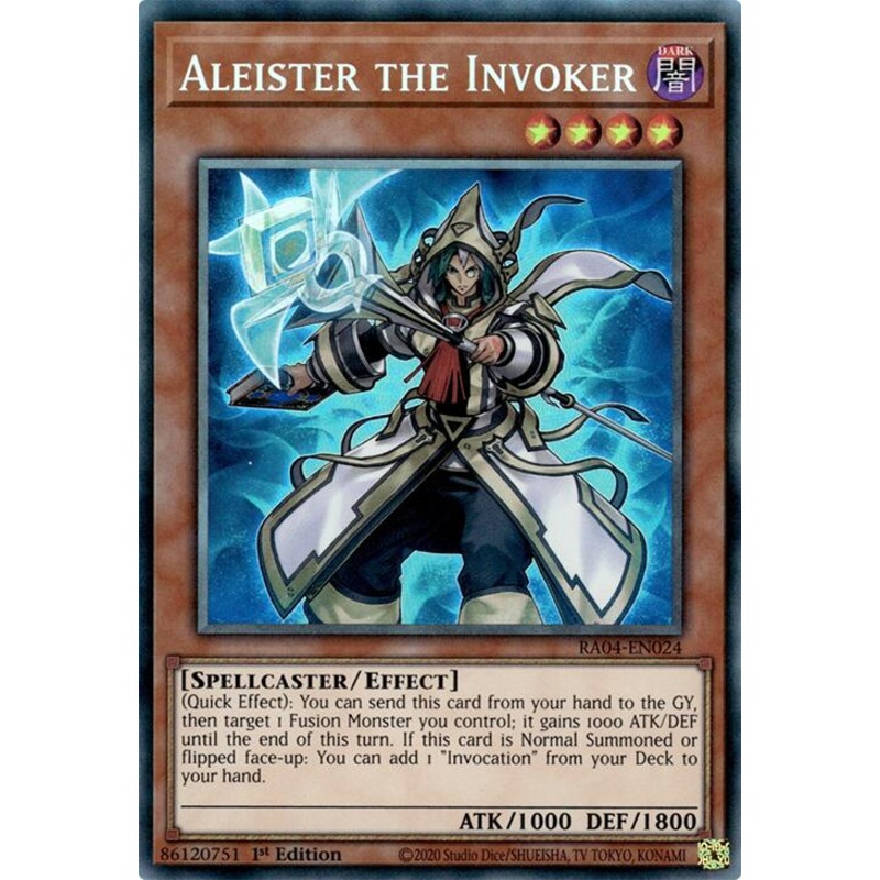 Aleister the Invoker (Alternate Art) [RA04-EN024] Prismatic Collector’s Rare