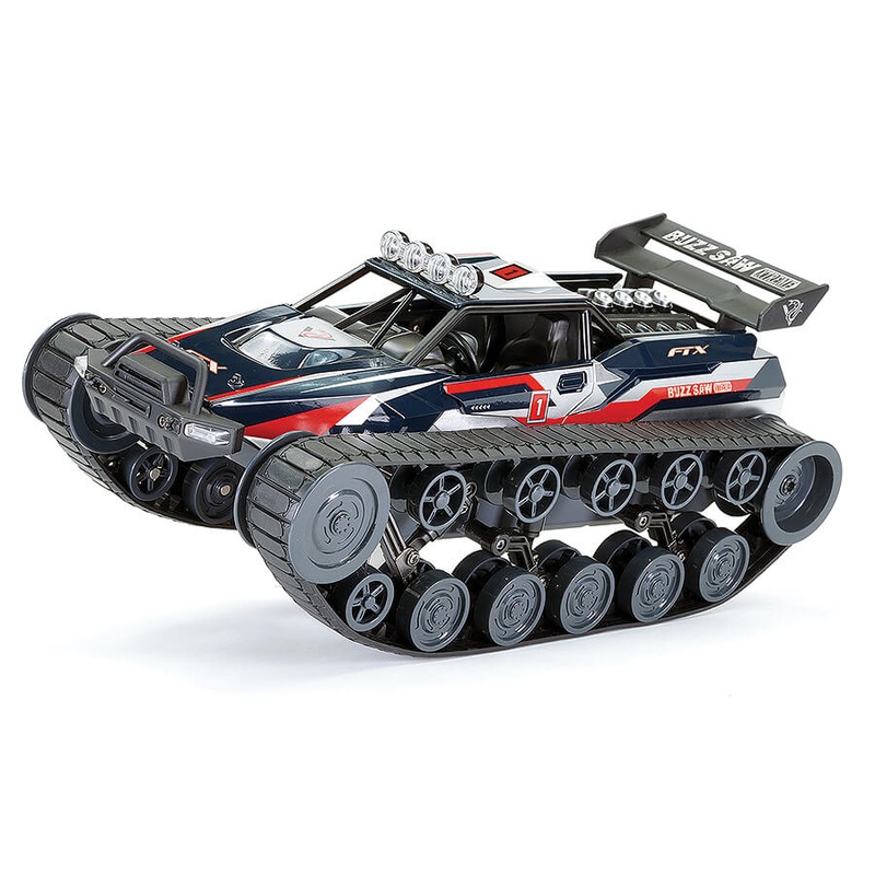 Buzzsaw Xtreme 1/12th Electric All Terrain Tracked Vehicle Ready To Run – Blue