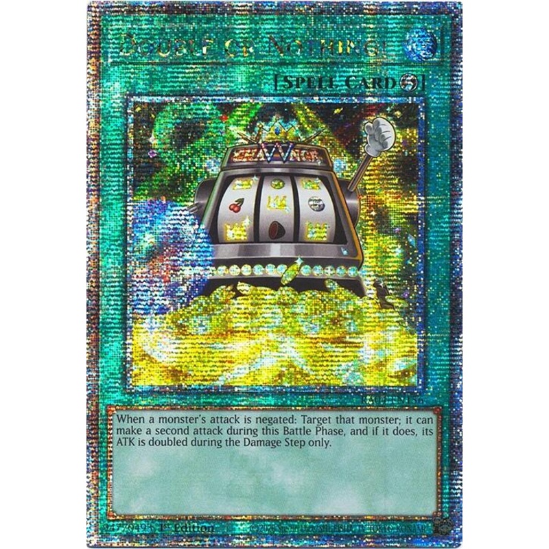 Double or Nothing! [RA04-EN156] Quarter Century Secret Rare