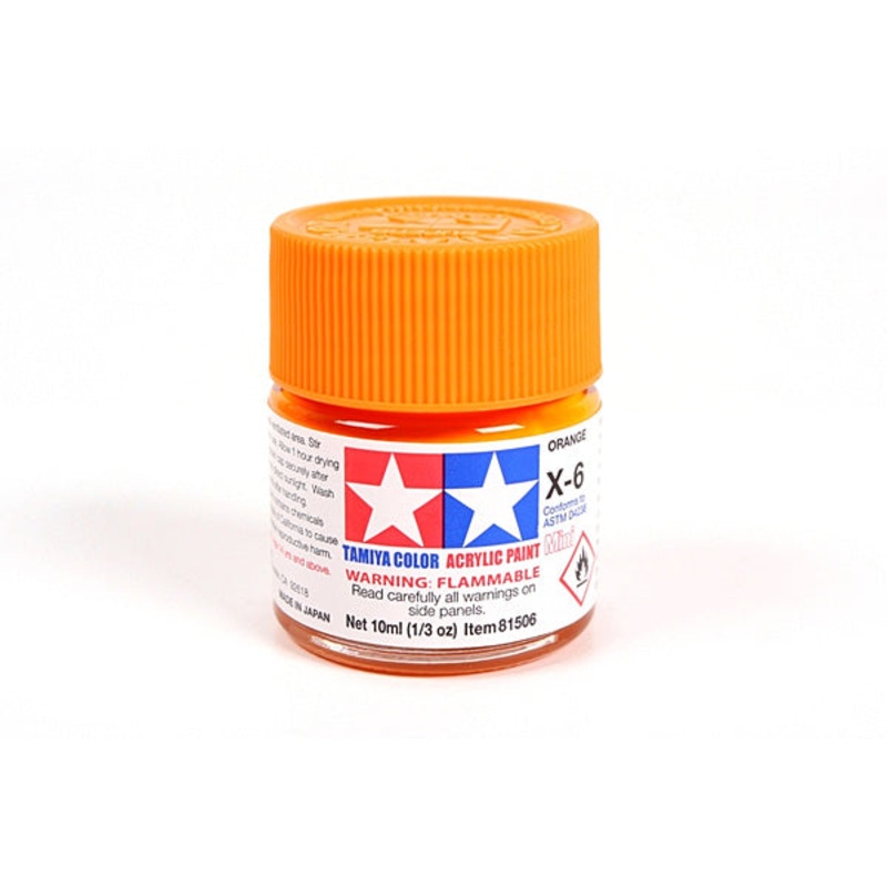 Acrylic Mini X-6 Orange Paint
