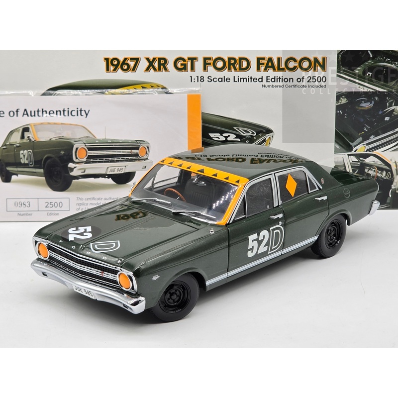 Classic Carlectables 1967 Ford XR Falcon GT Bathurst Winner #52D 1:18 – USED / READ