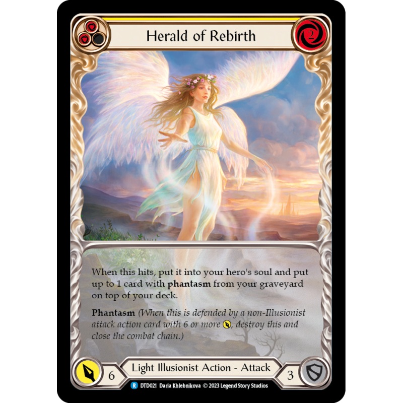 Herald of Rebirth (Yellow) [DTD021] (Dusk Till Dawn)