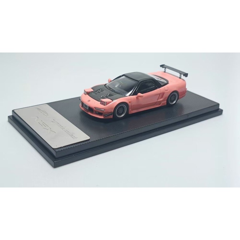 Model Collect 1:64 Honda NSX NA1 Pink with Carbon Hood