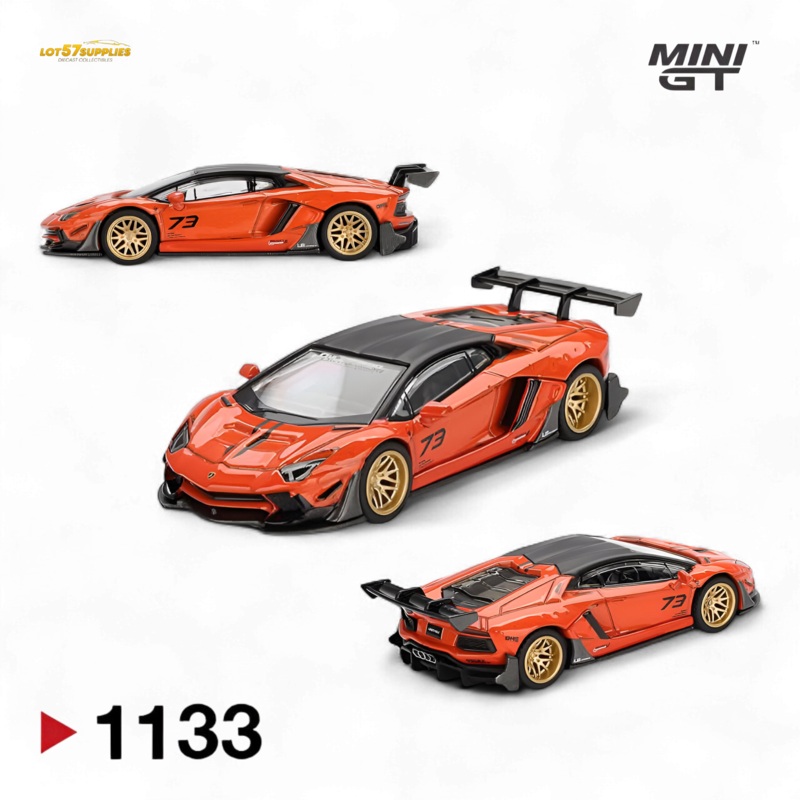 (Pre-Order) Mini-GT Lamborghini Aventador Limited Edition – Orange 1:64 #1133