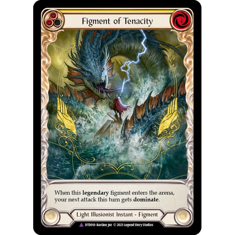 Figment of Tenacity // Metis, Archangel of Tenacity (Marvel) [DTD010] (Dusk Till Dawn)  Cold Foil