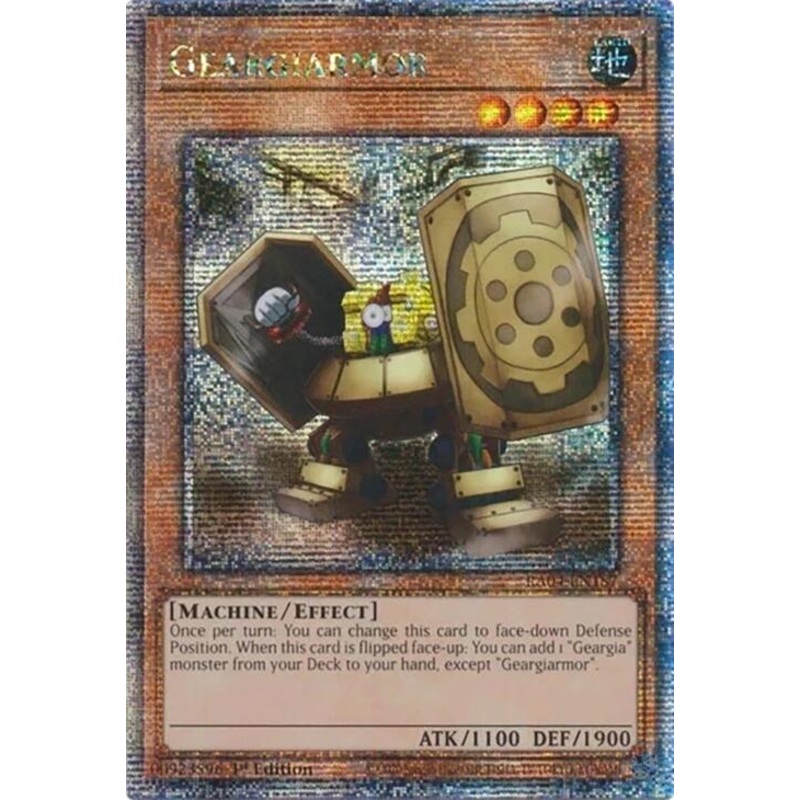 Geargiarmor [RA04-EN187] Quarter Century Secret Rare