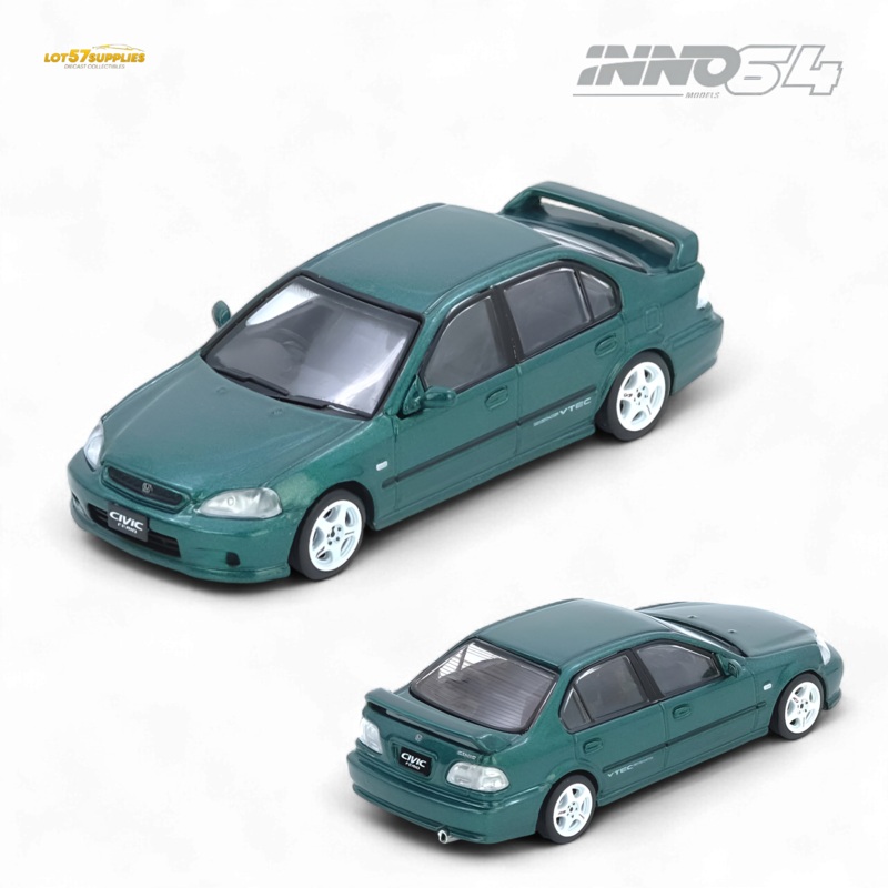 (Pre-Order) Inno64 Honda Civic Ferio Si EK – Green 1:64