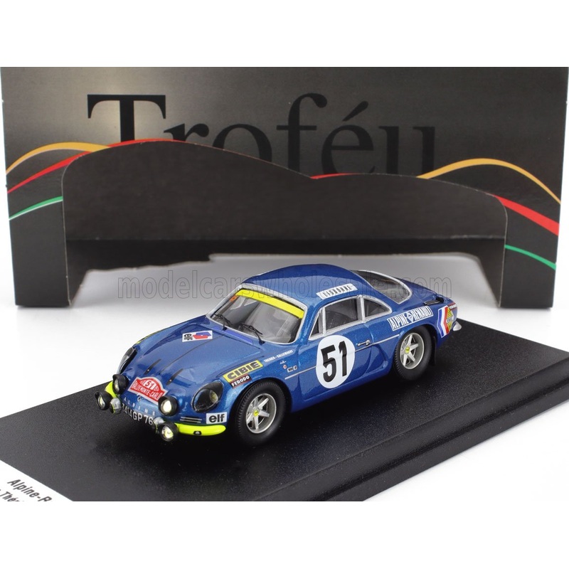 RENAULT | ALPINE A110 N 51 RALLY MONTECARLO 1970 JEAN LUC THERIER – MARCEL CALLEWAERT