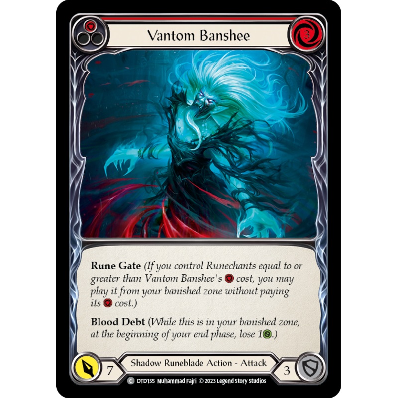 Vantom Banshee (Red) [DTD155] (Dusk Till Dawn)  Rainbow Foil