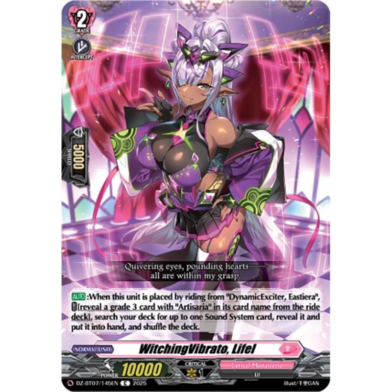 WitchingVibrato, Lifel (DZ-BT07/145EN) [Moon Fangs & Cerulean Blaze]