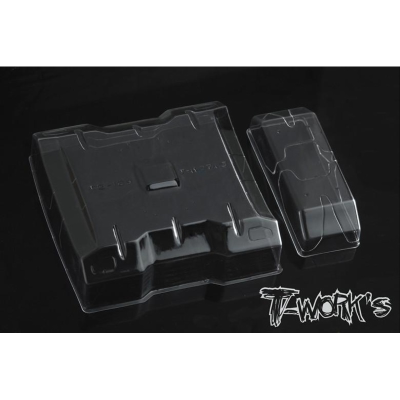 1/10th Lexan Flat Wing with Centre Divider 6.5 Wide – 2pcs