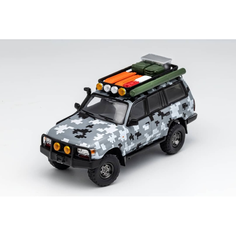 G.C.D 1/64 Toyota Land Cruiser LC80 VX Turbo Camouflage LHD (#182)