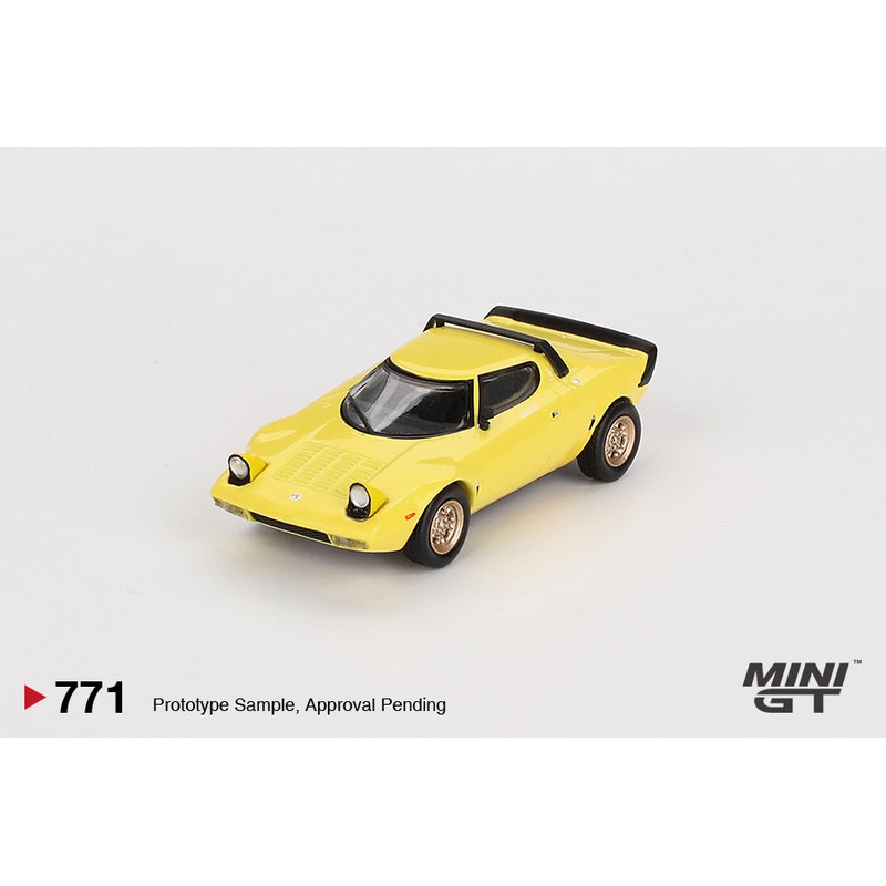 MINI GT #771 1/64 Lancia Stratos HF Stradale  Giallo Fly (LHD)