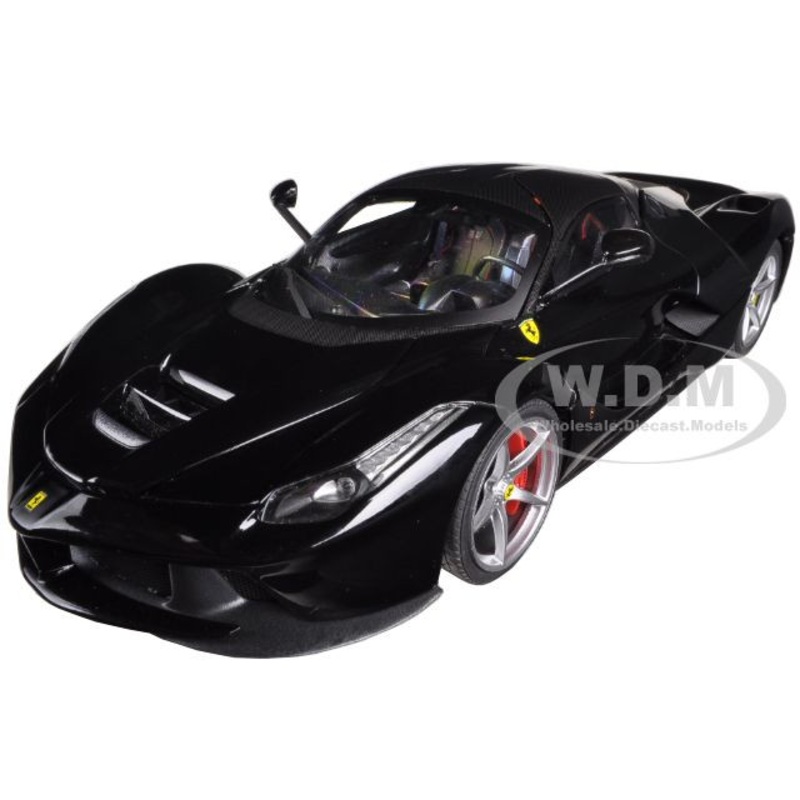 Ferrari Laferrari F70 Hybrid Elite Edition Black 1/18 Diecast Car Model by Hot Wheels