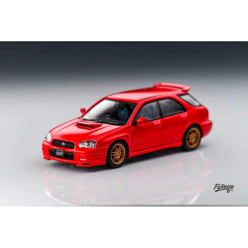 Furuya 1/64 Subaru Impreza WRX STi Wagon GG Red