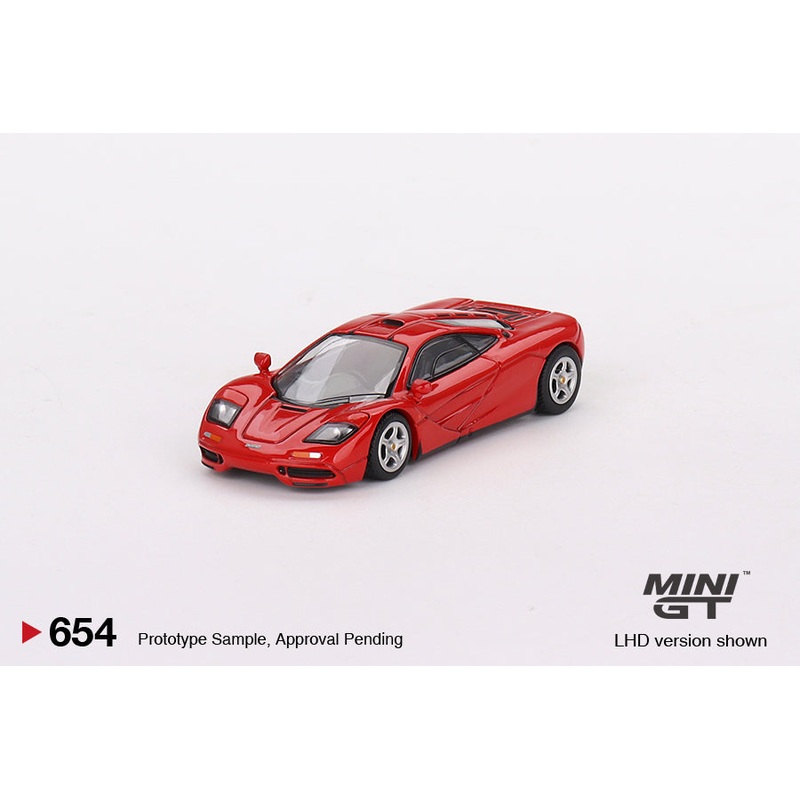 McLaren F1 Red Diecast Model – 1:64 Scale – Mini GT