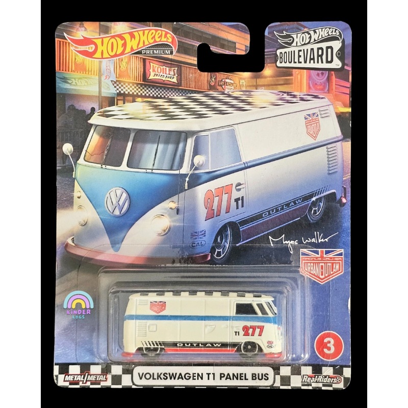 Premium Hot Wheels Volkswagen T1 Panel Bus – Urban Outlaw