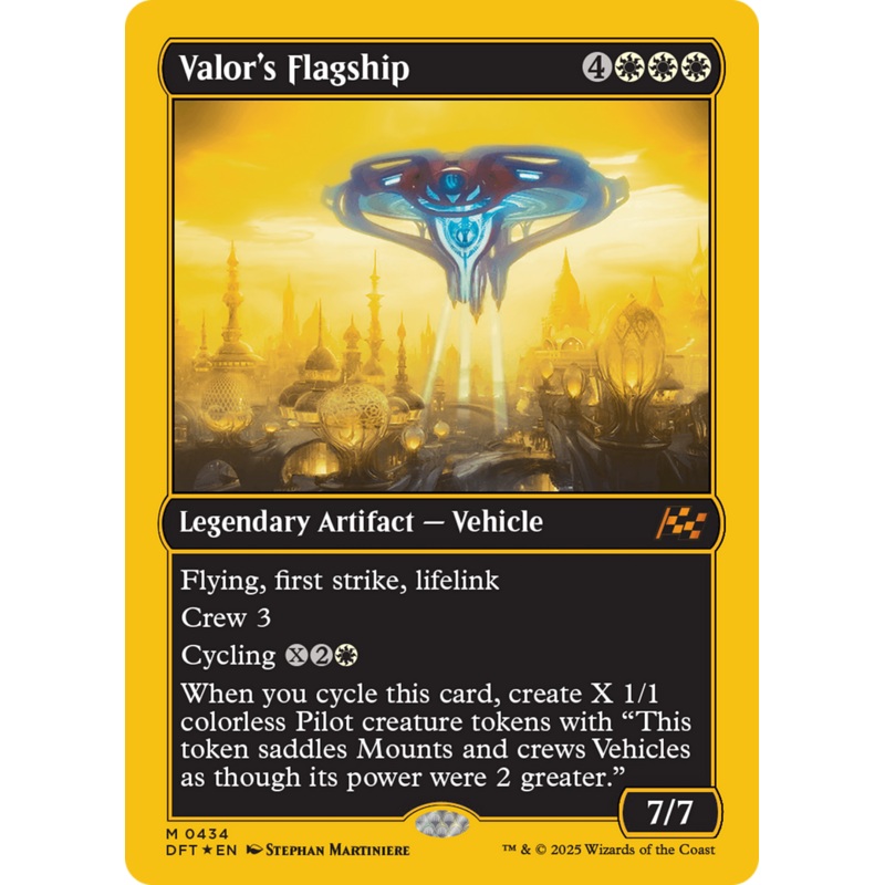 Valor’s Flagship (First-Place Foil) [Aetherdrift]