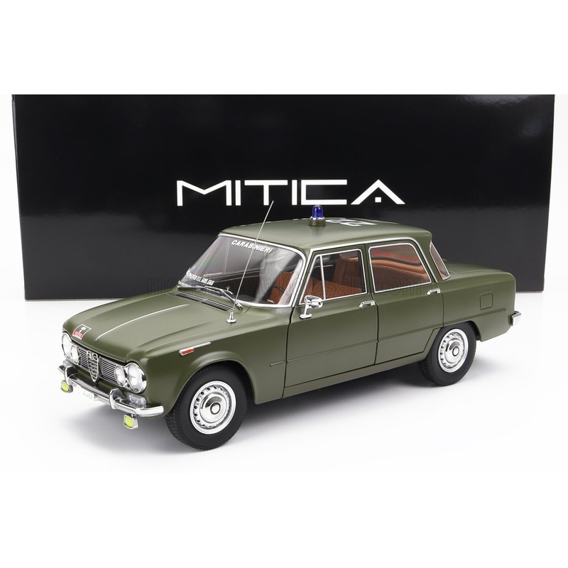 ALFA ROMEO – GIULIA 1.6 Ti CARABINIERI ROMA 1963 – PRONTO INTERVENTO TEL 686.666 – VERDE CAKI OPACO – MATT GREEN