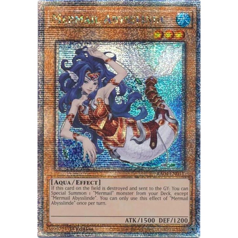 Mermail Abysslinde [RA04-EN011] Quarter Century Secret Rare
