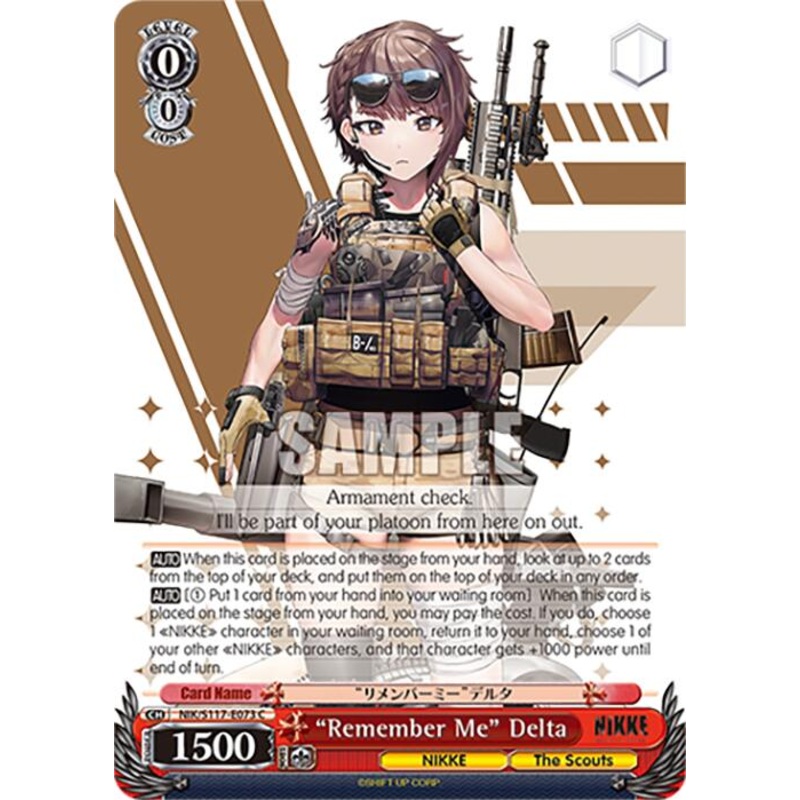 Remember Me Delta (NIK/S117-E073 C) [GODDESS OF VICTORY: NIKKE]