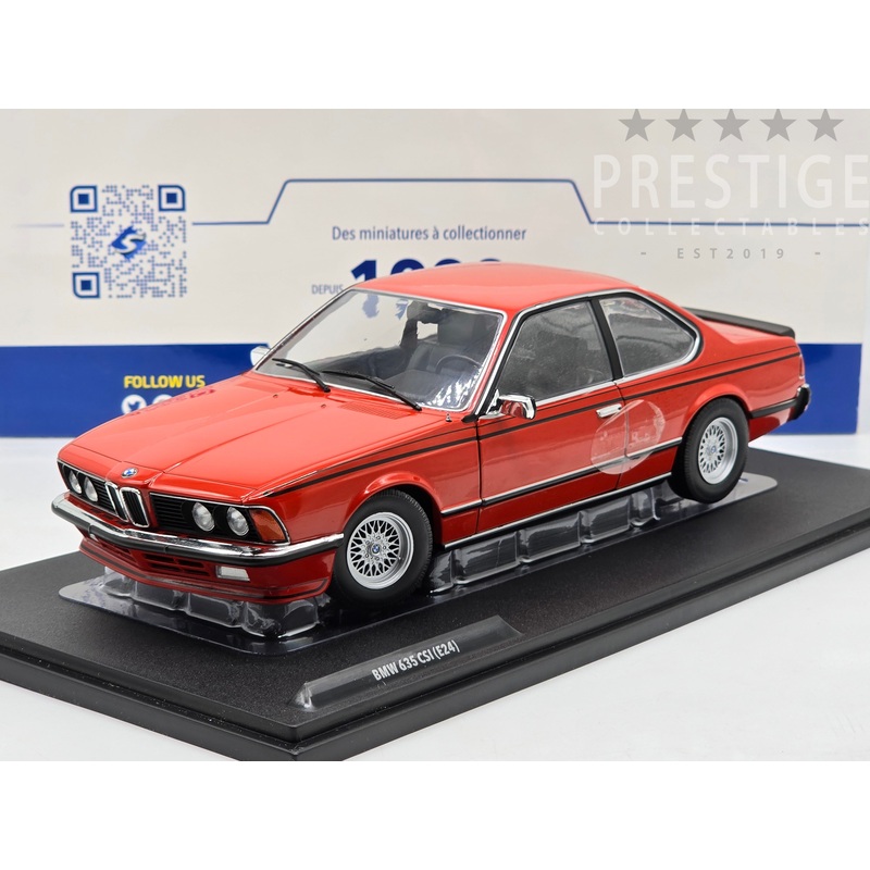 Solido 1984 BMW 635 CSI E24 Coupe Henna Red S1810301 1:18 Scale – New