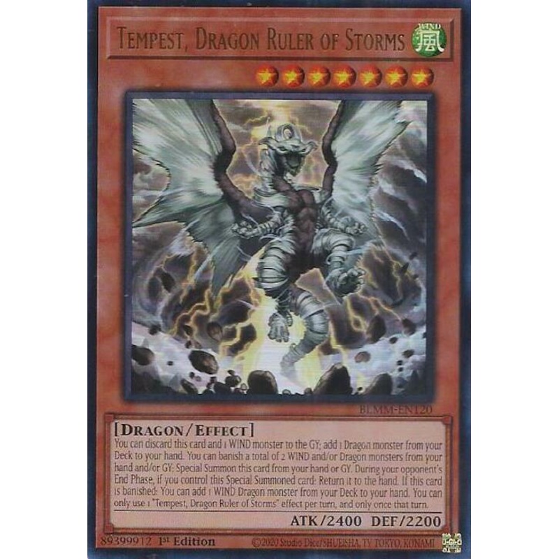 Tempest, Dragon Ruler of Storms [BLMM-EN120] Ultra Rare