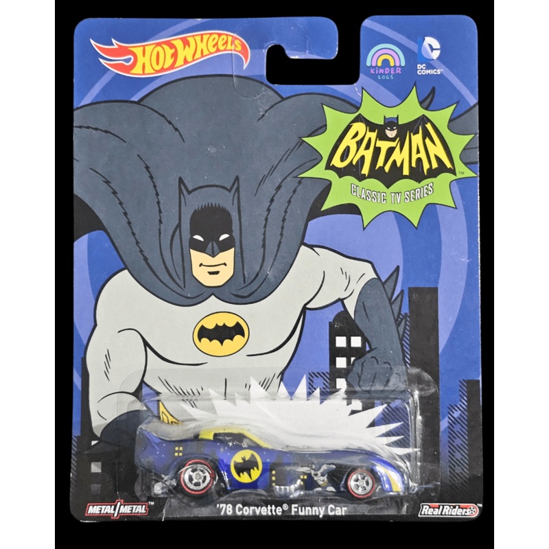 Hot Wheels DC Comics Batman 1978 Corvette Funny Car (Imported)