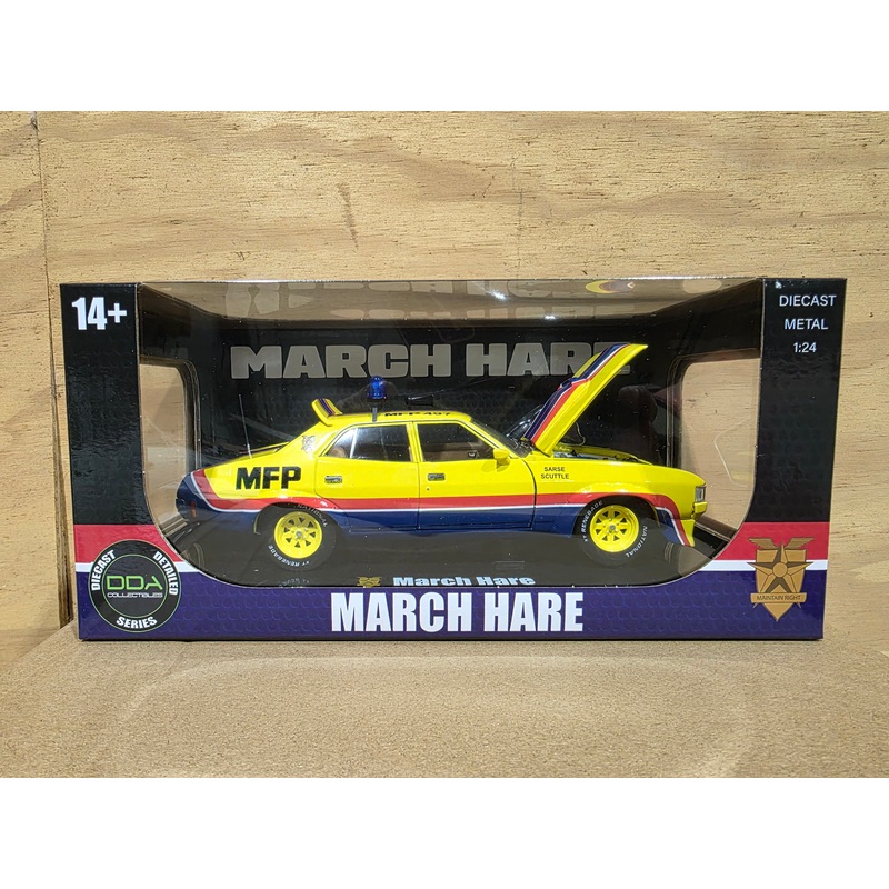 MFP MARCH HARE FORD XA FALCON MAD MAX MOVIE CAR – 1:24 SCALE DIECAST MODEL – DDA