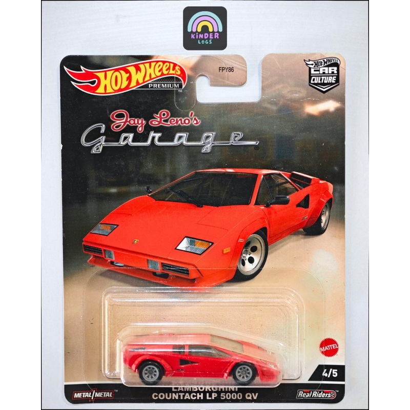 Premium Hot Wheels Lamborghini Countach LP 5000 QV – Jay Leno’s Garage