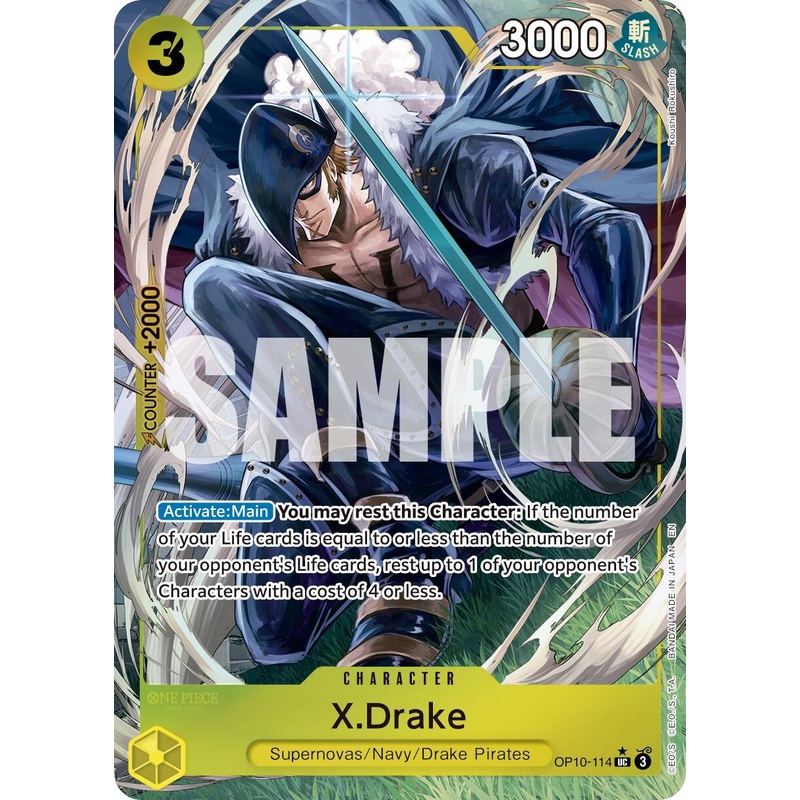 X.Drake (Alternate Art) [Premium Booster -The Best- Vol. 2]
