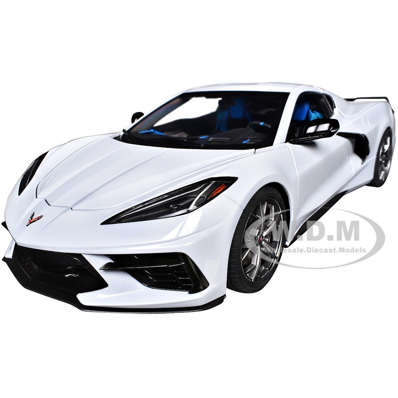 2020 Chevrolet Corvette C8 Stingray Ceramic Matrix Gray Metallic 1/18 Model Car by Autoart