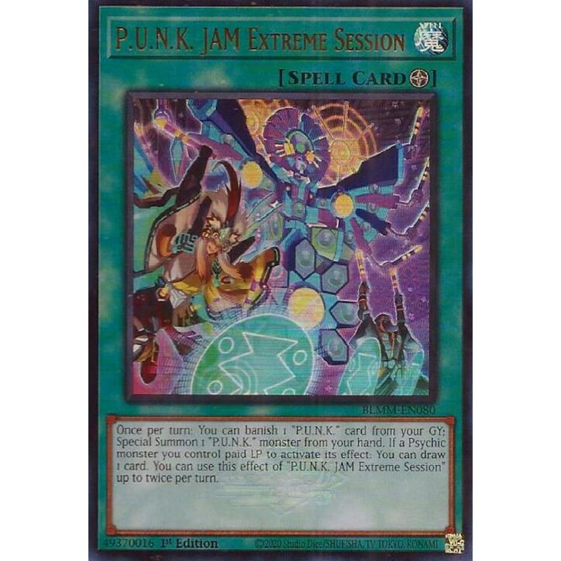 P.U.N.K. JAM Extreme Session [BLMM-EN080] Ultra Rare