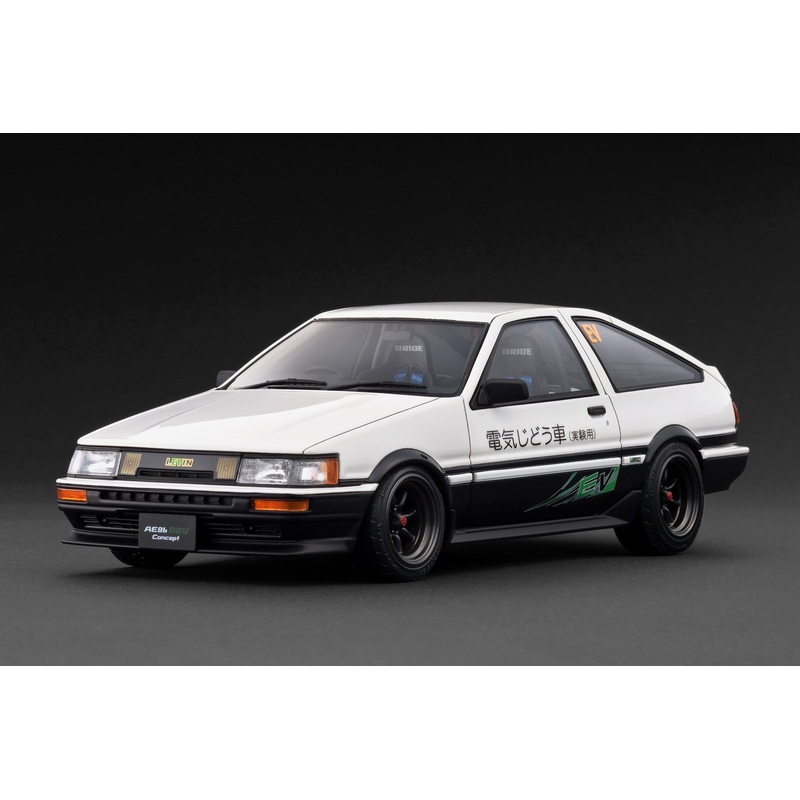 *PREORDER* Ignition Model 1:18 Toyota Corolla Levin 3Dr (AE86) BEV in White/Black