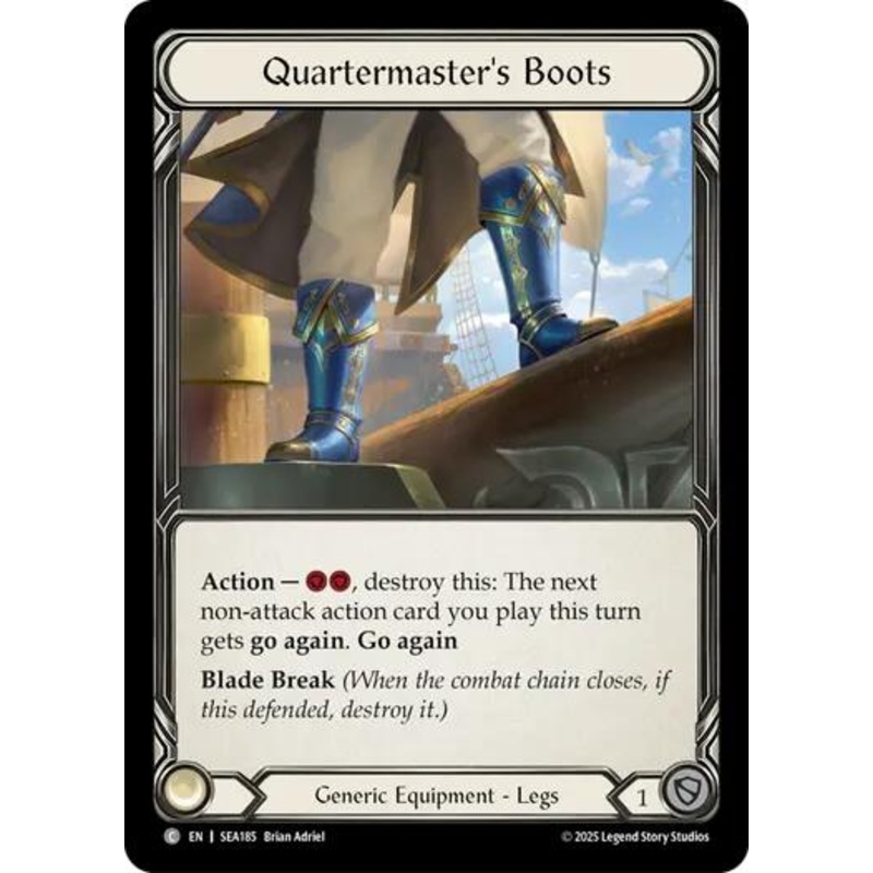 Quartermaster’s Boots (Treasure) [SEA185] (High Seas)  Cold Foil